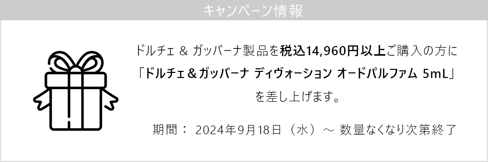 キャンペーン情報｜DG製品14960円以上購入でミニチュアプレゼント！