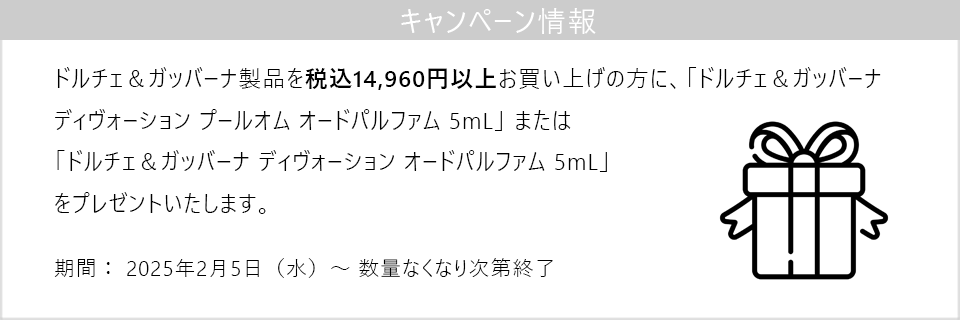 キャンペーン情報｜DG製品14,960円以上ご購入でディヴォーションのミニチュアをプレゼント！